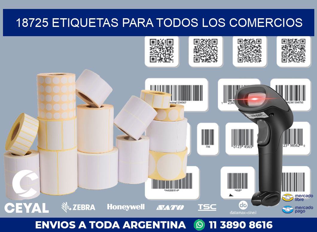 18725 ETIQUETAS PARA TODOS LOS COMERCIOS