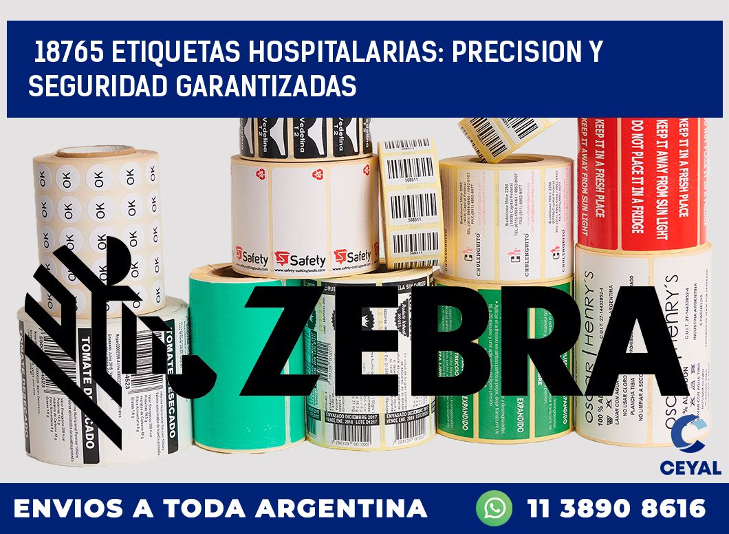 18765 ETIQUETAS HOSPITALARIAS: PRECISION Y SEGURIDAD GARANTIZADAS