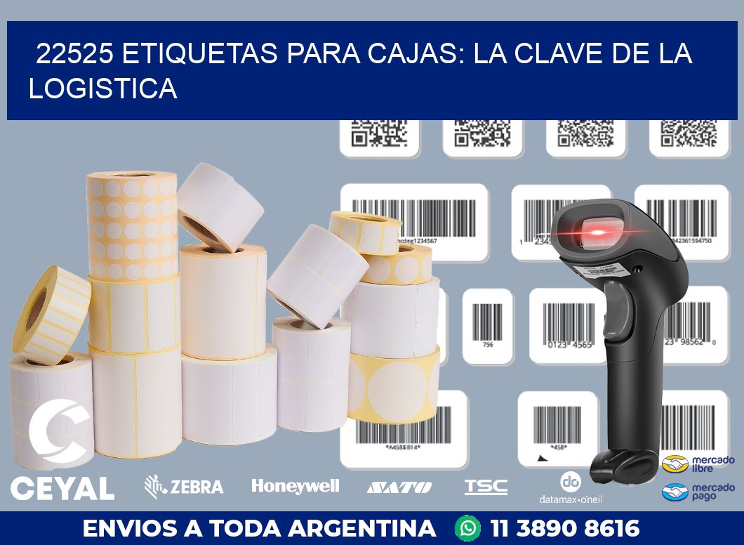 22525 ETIQUETAS PARA CAJAS: LA CLAVE DE LA LOGISTICA