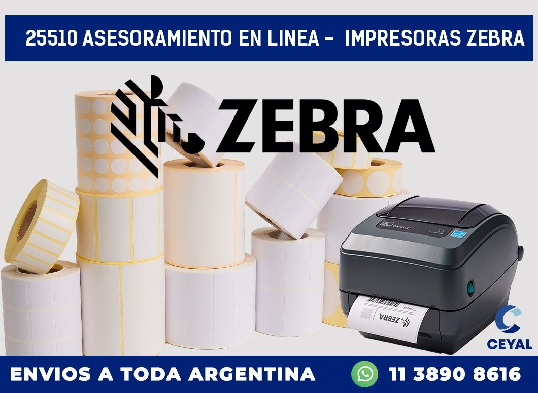 25510 ASESORAMIENTO EN LINEA –  IMPRESORAS ZEBRA