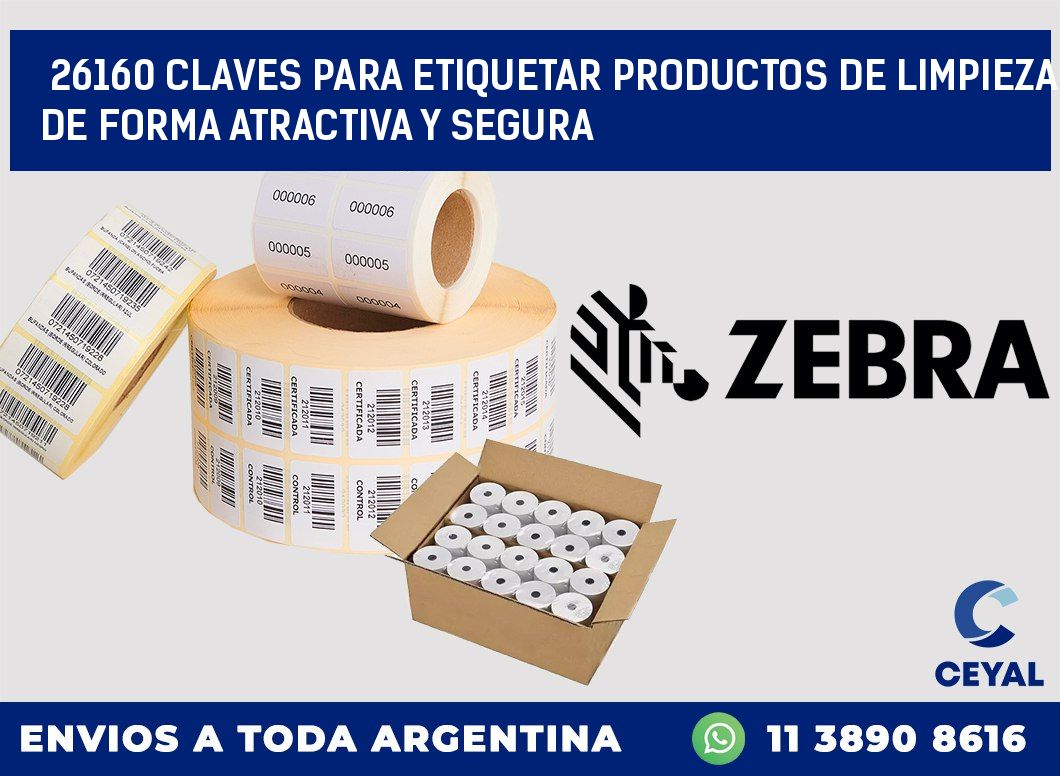 26160 CLAVES PARA ETIQUETAR PRODUCTOS DE LIMPIEZA DE FORMA ATRACTIVA Y SEGURA