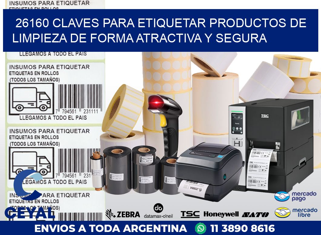 26160 CLAVES PARA ETIQUETAR PRODUCTOS DE LIMPIEZA DE FORMA ATRACTIVA Y SEGURA