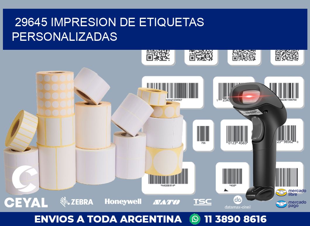 29645 IMPRESION DE ETIQUETAS PERSONALIZADAS
