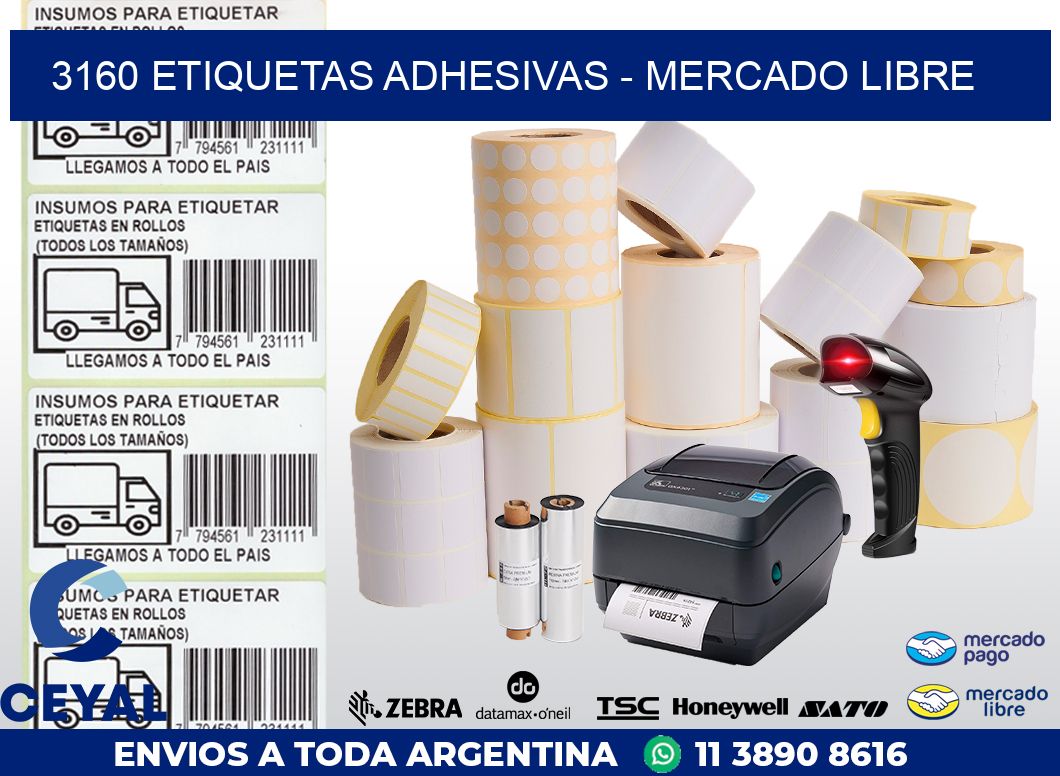 3160 ETIQUETAS ADHESIVAS - MERCADO LIBRE
