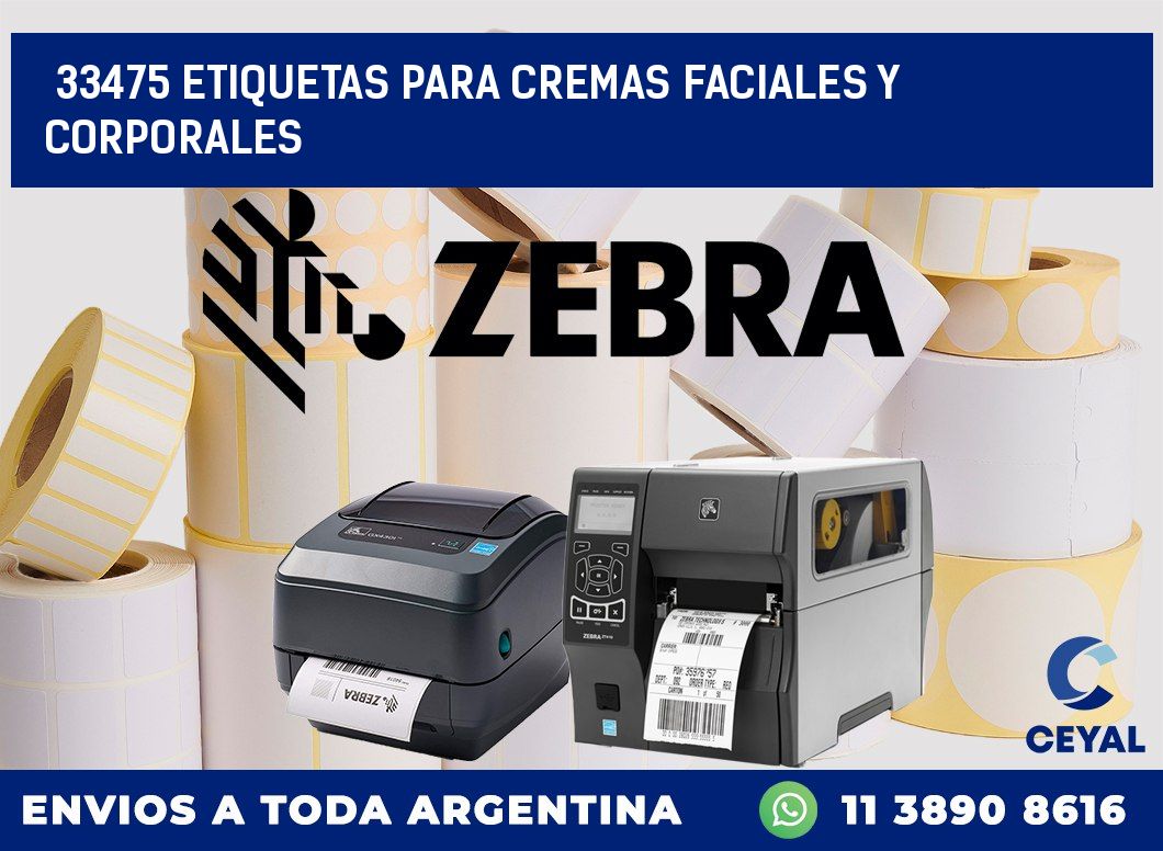 33475 ETIQUETAS PARA CREMAS FACIALES Y CORPORALES