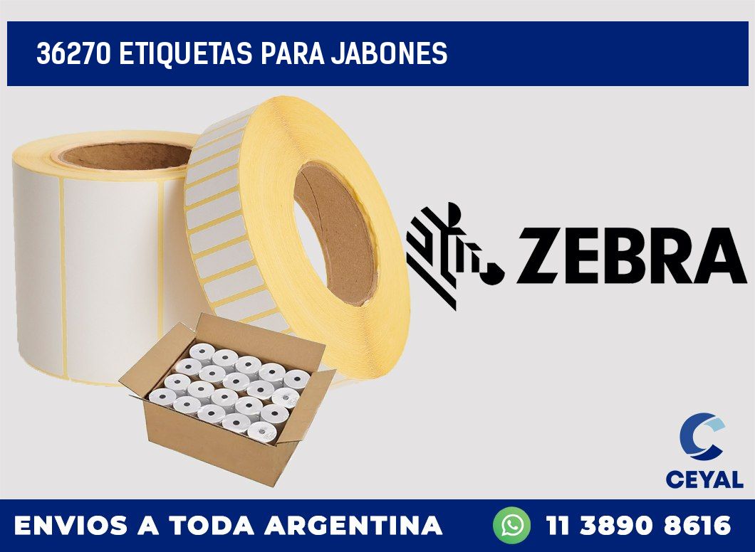 36270 ETIQUETAS PARA JABONES