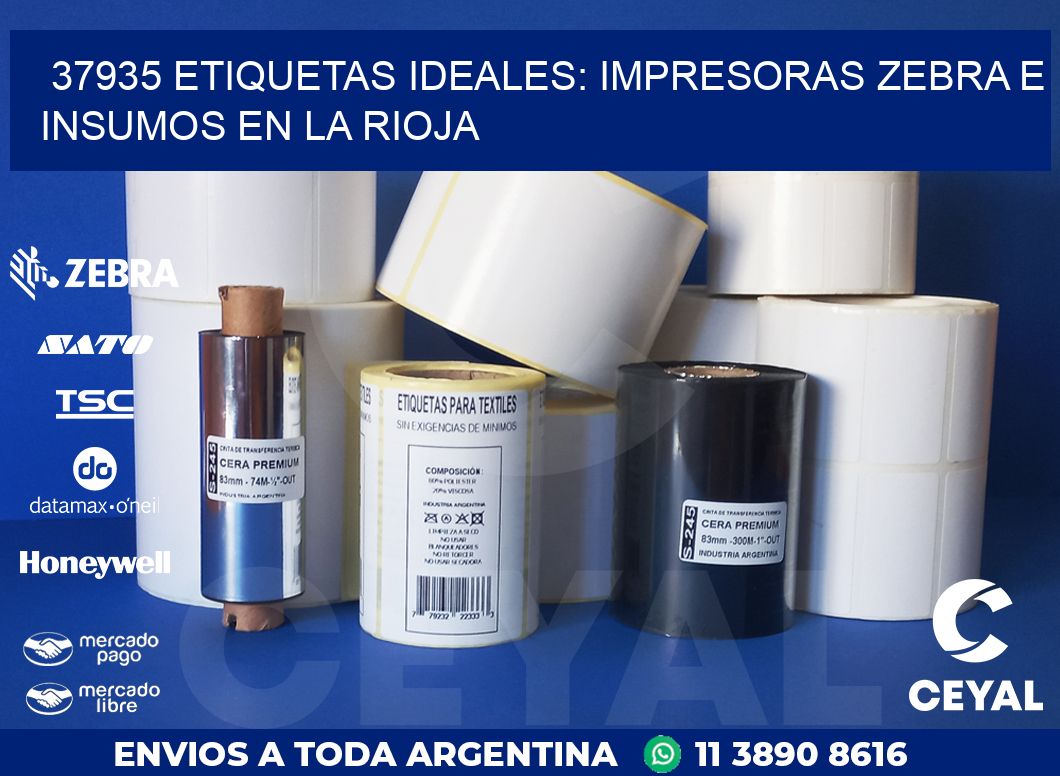 37935 ETIQUETAS IDEALES: IMPRESORAS ZEBRA E INSUMOS EN LA RIOJA