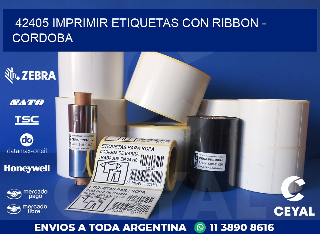42405 IMPRIMIR ETIQUETAS CON RIBBON – CORDOBA