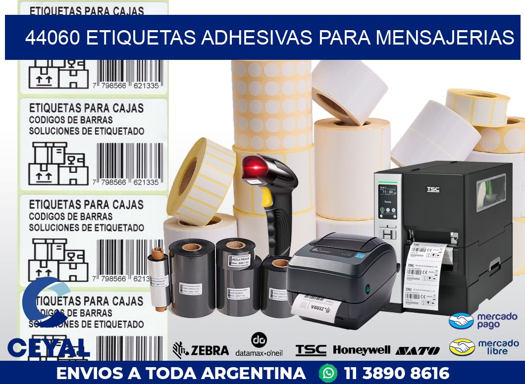 44060 ETIQUETAS ADHESIVAS PARA MENSAJERIAS