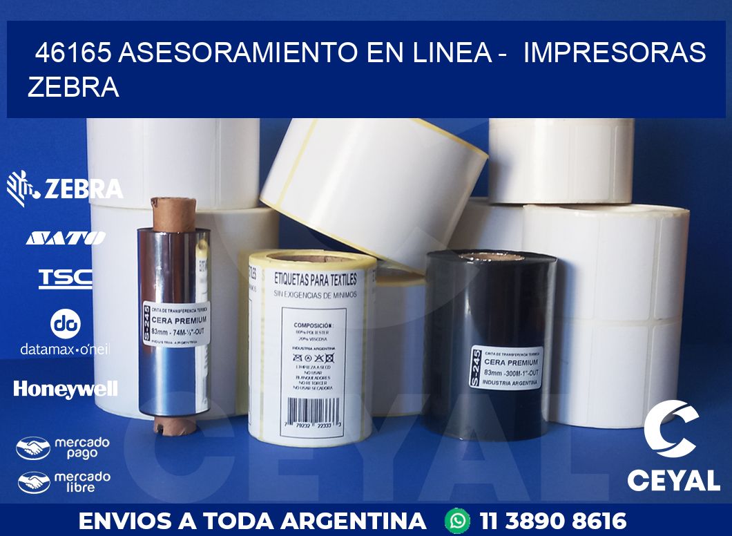 46165 ASESORAMIENTO EN LINEA -  IMPRESORAS ZEBRA
