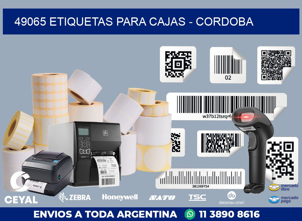 49065 ETIQUETAS PARA CAJAS - CORDOBA