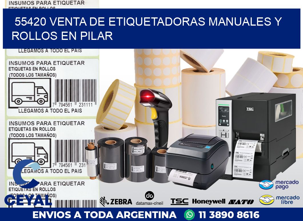 55420 VENTA DE ETIQUETADORAS MANUALES Y ROLLOS EN PILAR