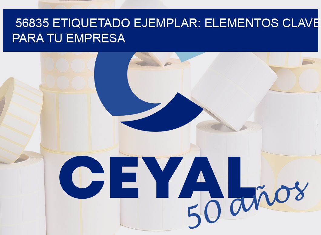 56835 ETIQUETADO EJEMPLAR: ELEMENTOS CLAVE PARA TU EMPRESA
