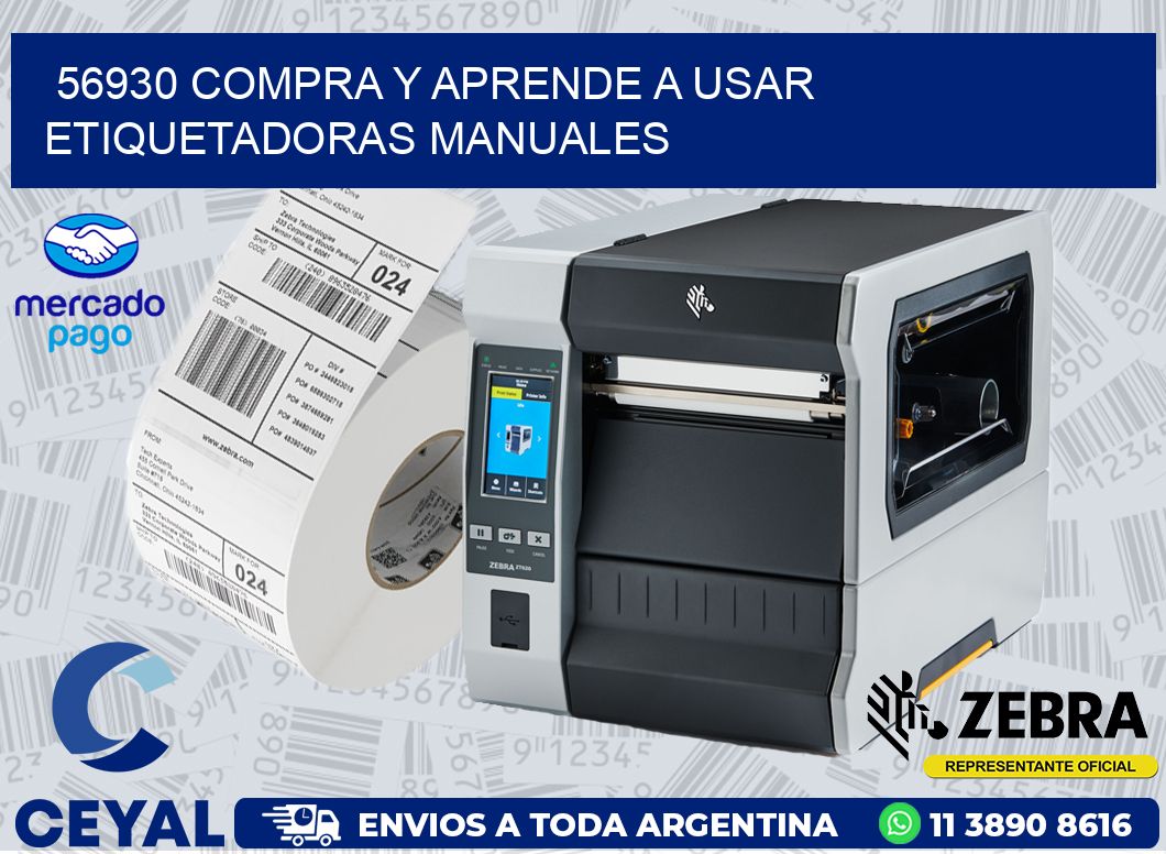 56930 COMPRA Y APRENDE A USAR ETIQUETADORAS MANUALES