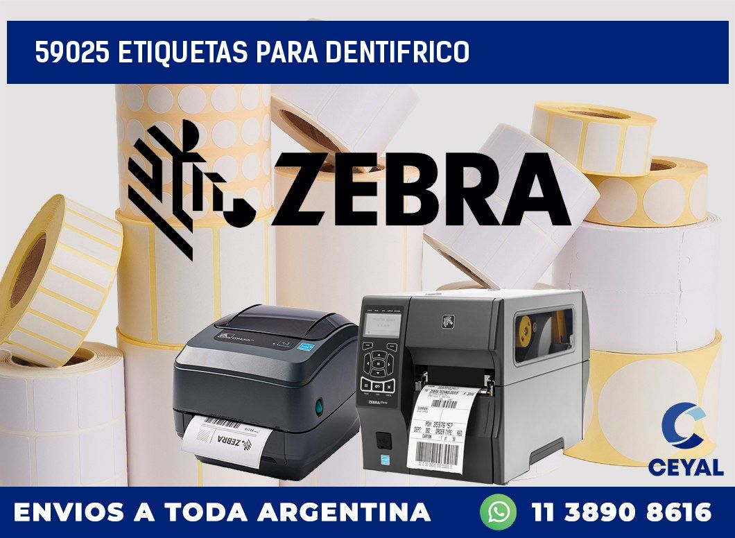 59025 ETIQUETAS PARA DENTIFRICO