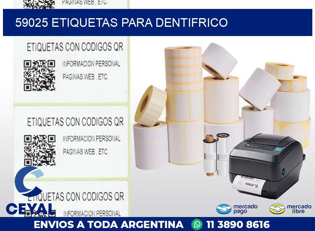 59025 ETIQUETAS PARA DENTIFRICO