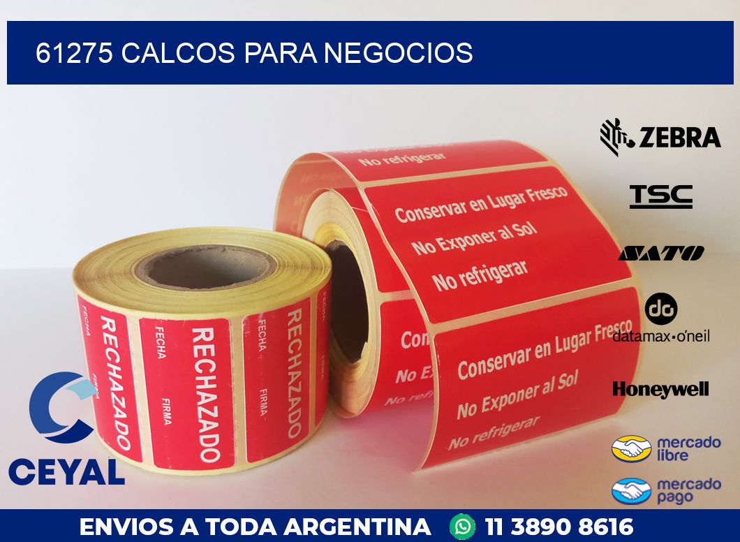61275 CALCOS PARA NEGOCIOS