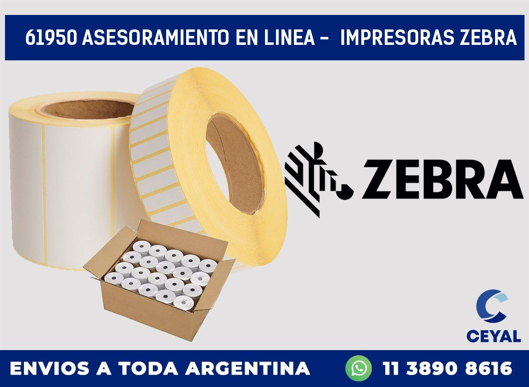 61950 ASESORAMIENTO EN LINEA –  IMPRESORAS ZEBRA