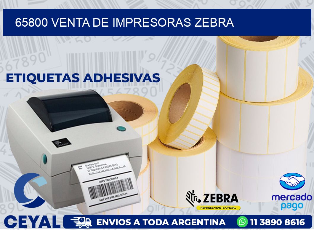 65800 VENTA DE IMPRESORAS ZEBRA