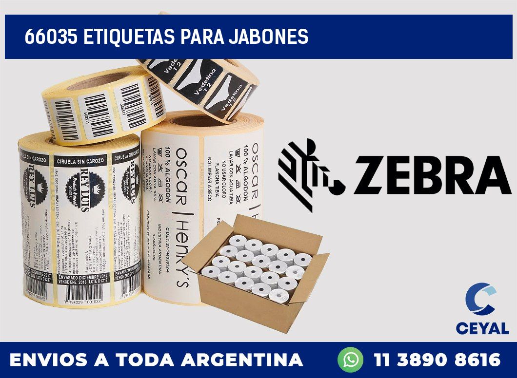66035 ETIQUETAS PARA JABONES