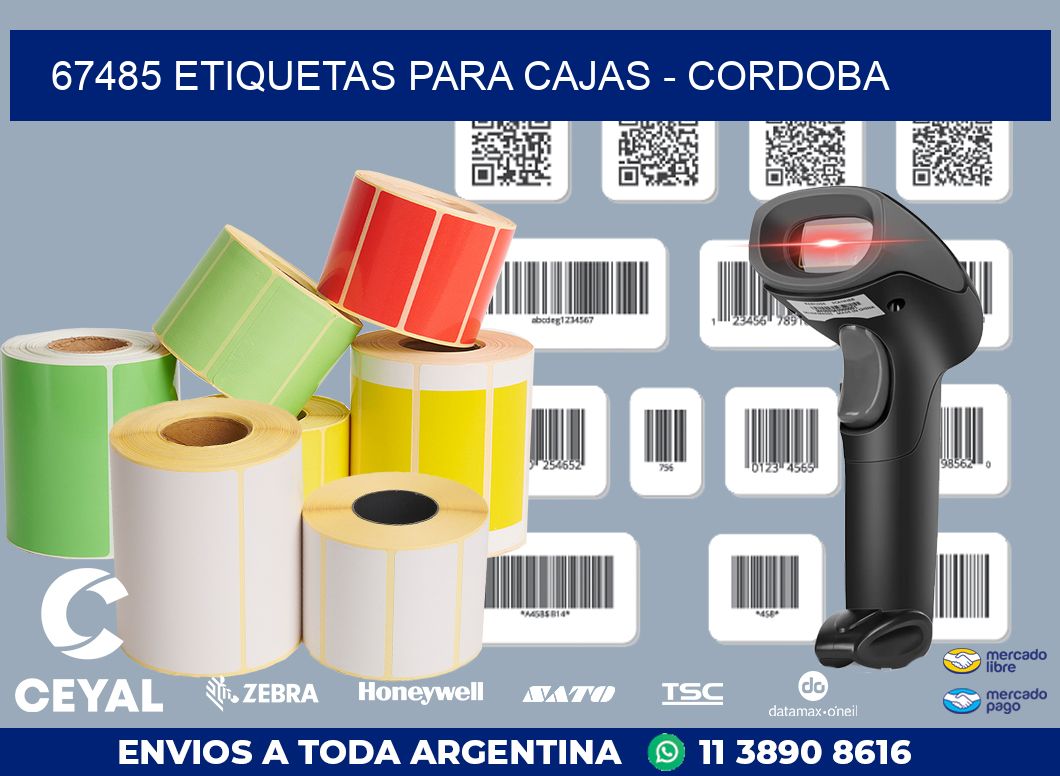 67485 ETIQUETAS PARA CAJAS - CORDOBA
