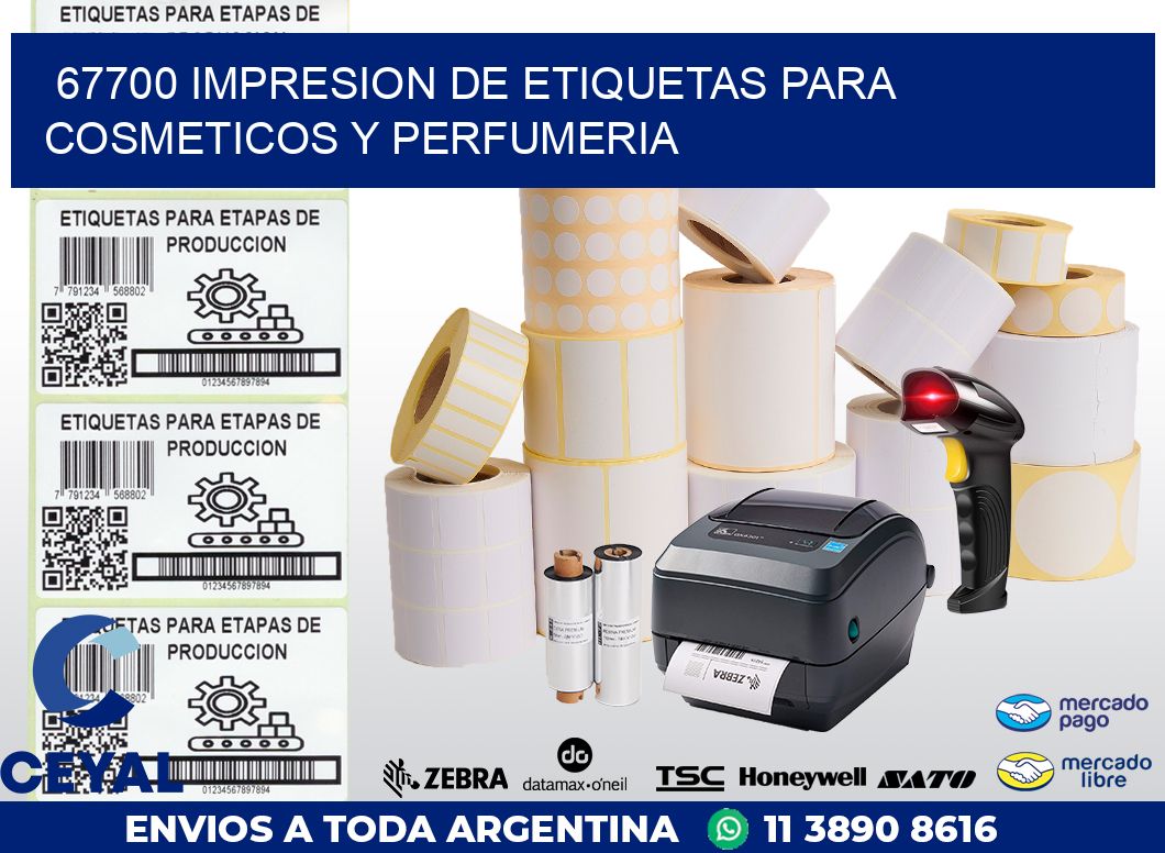 67700 IMPRESION DE ETIQUETAS PARA COSMETICOS Y PERFUMERIA