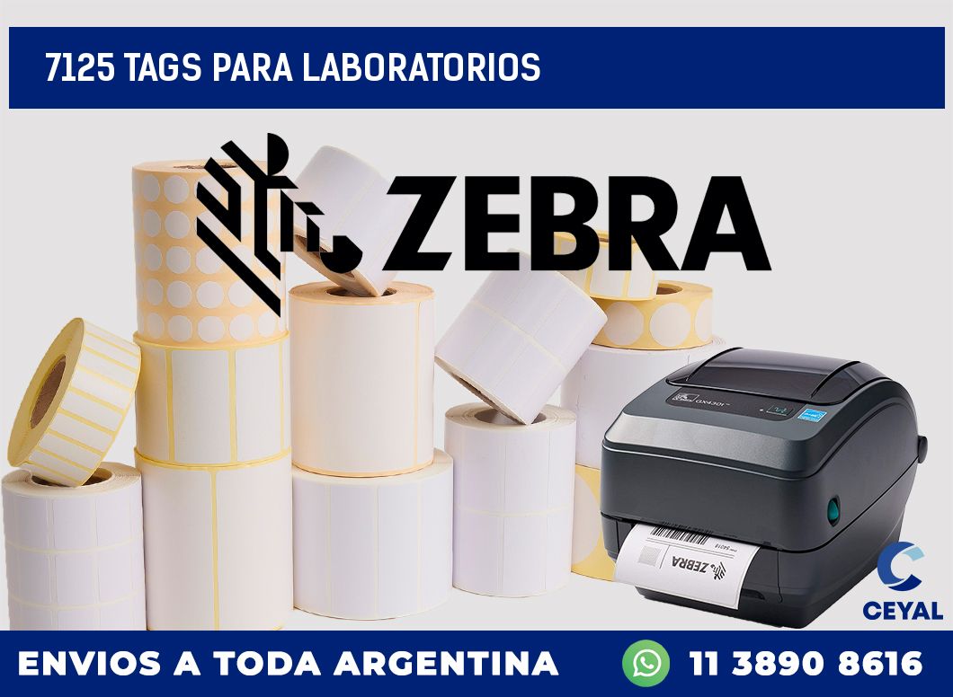 7125 TAGS PARA LABORATORIOS