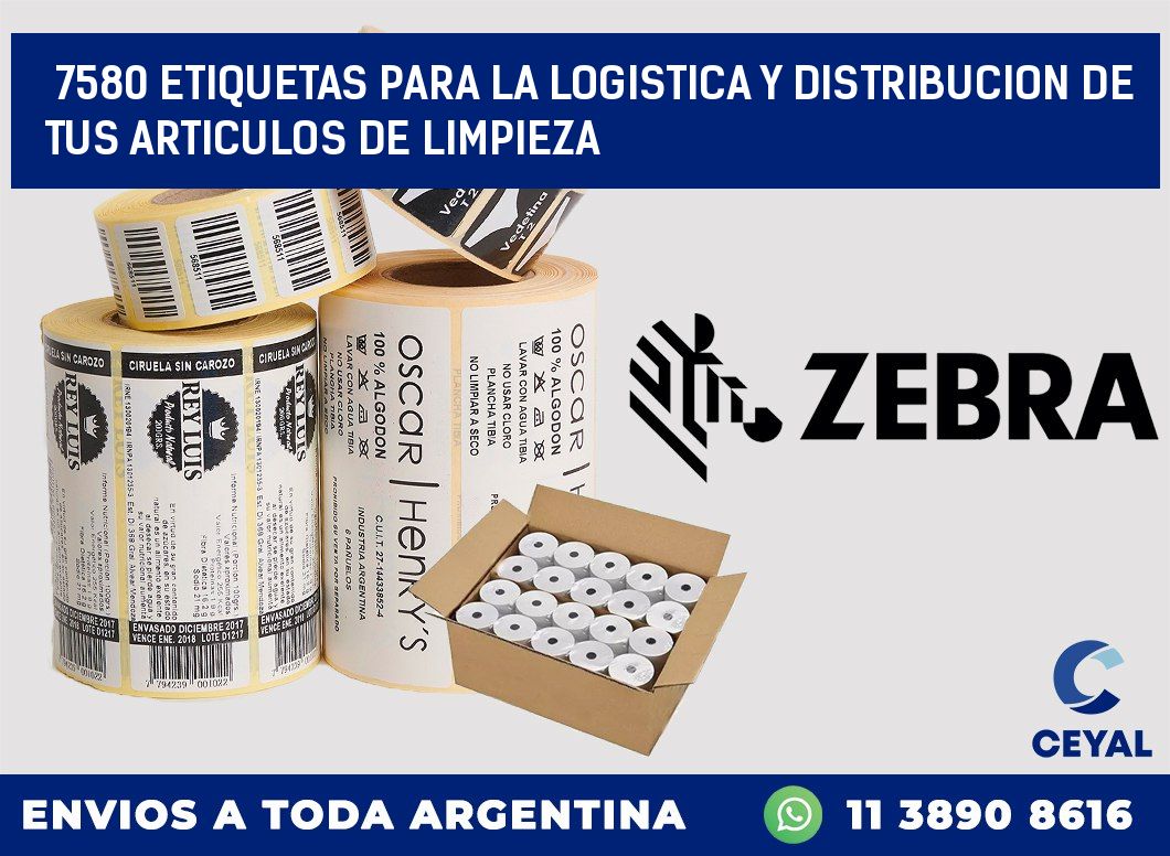 7580 ETIQUETAS PARA LA LOGISTICA Y DISTRIBUCION DE TUS ARTICULOS DE LIMPIEZA