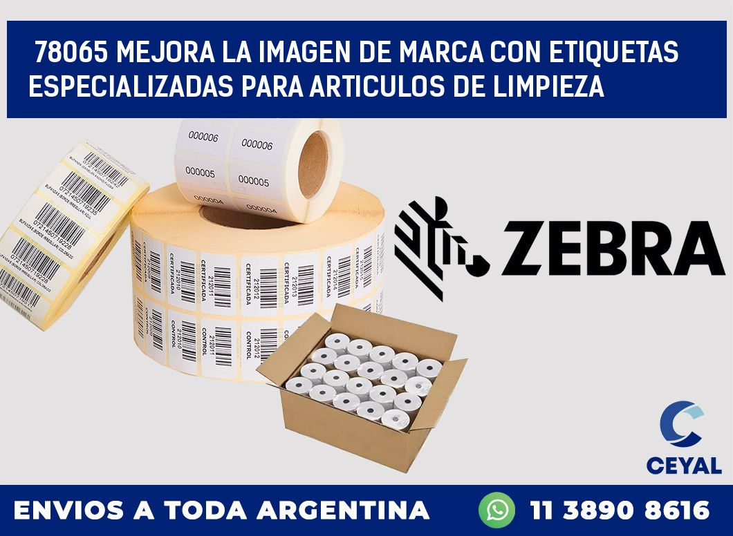 78065 MEJORA LA IMAGEN DE MARCA CON ETIQUETAS ESPECIALIZADAS PARA ARTICULOS DE LIMPIEZA
