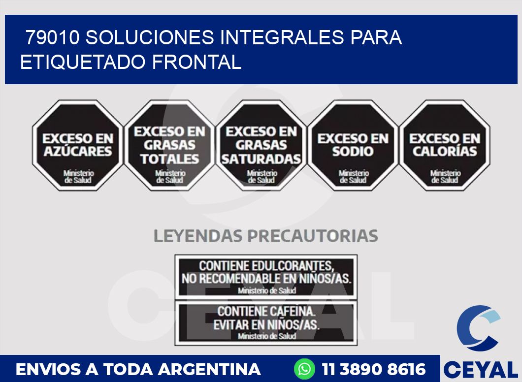 79010 SOLUCIONES INTEGRALES PARA ETIQUETADO FRONTAL
