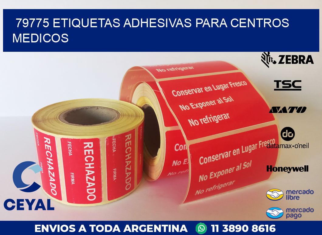79775 ETIQUETAS ADHESIVAS PARA CENTROS MEDICOS
