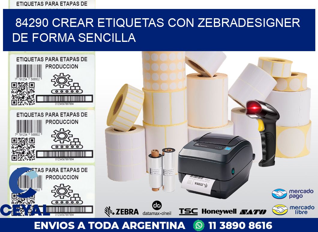 84290 CREAR ETIQUETAS CON ZEBRADESIGNER DE FORMA SENCILLA