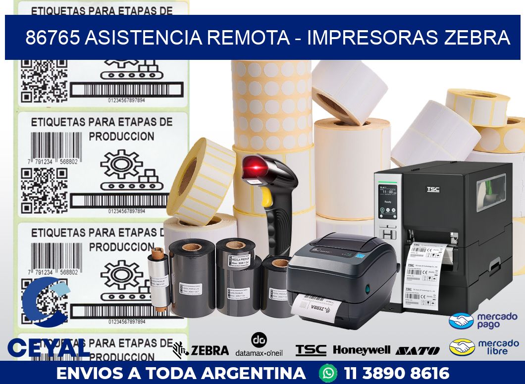 86765 ASISTENCIA REMOTA - IMPRESORAS ZEBRA