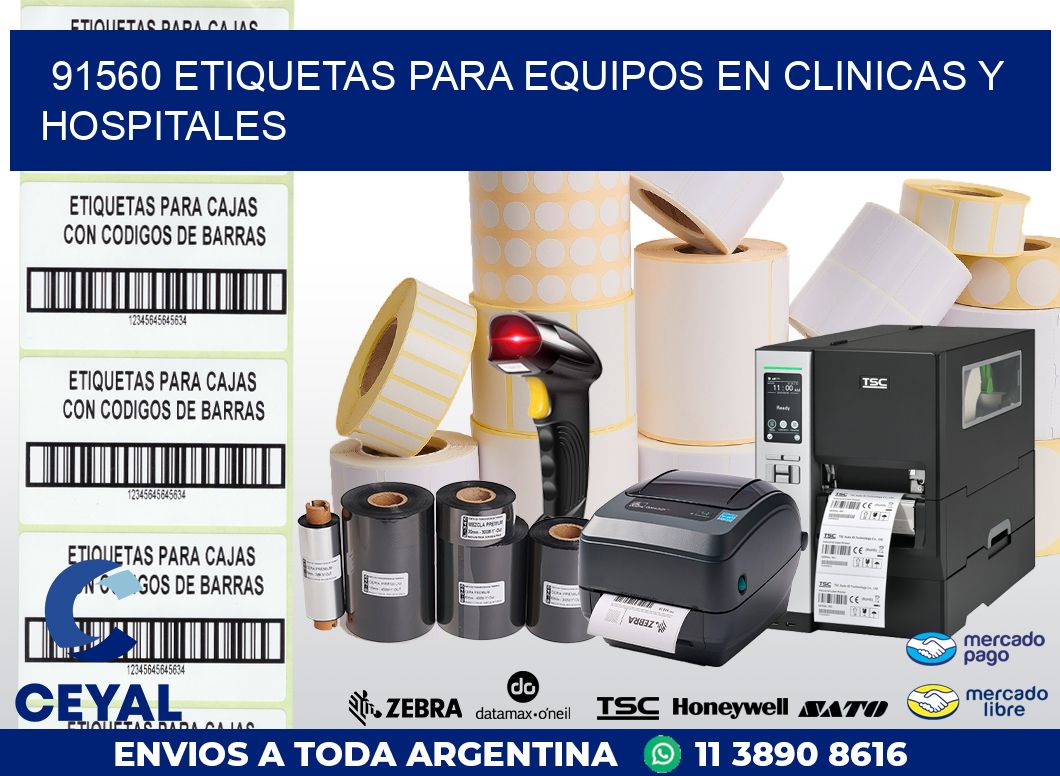 91560 ETIQUETAS PARA EQUIPOS EN CLINICAS Y HOSPITALES