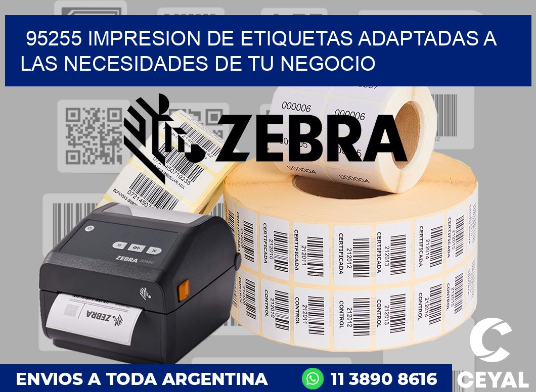 95255 IMPRESION DE ETIQUETAS ADAPTADAS A LAS NECESIDADES DE TU NEGOCIO