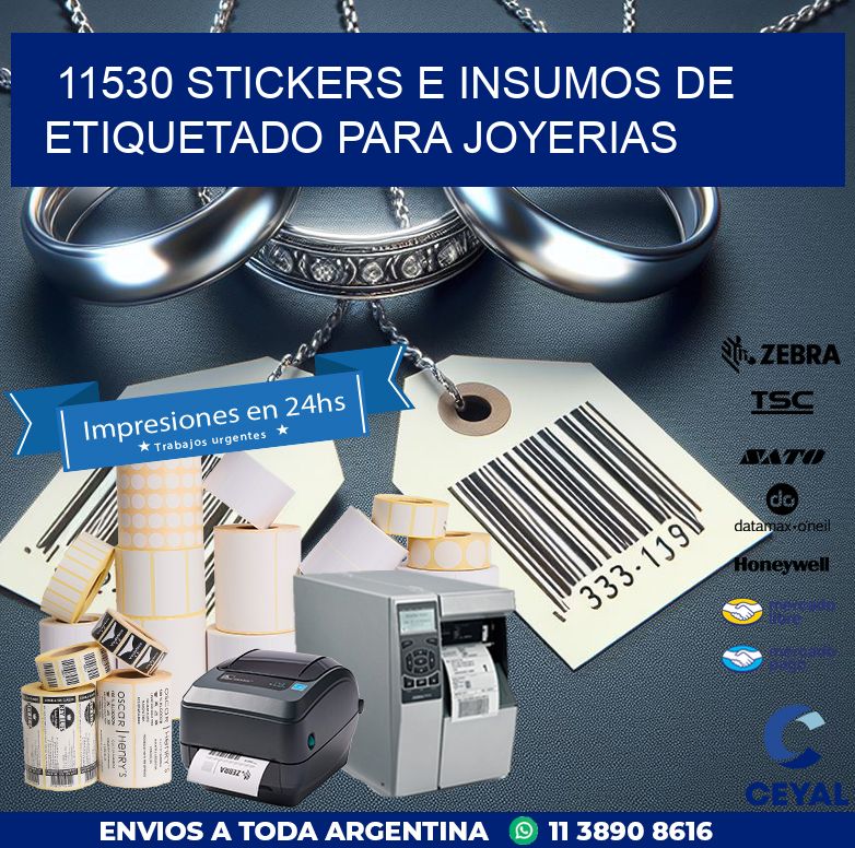 11530 STICKERS E INSUMOS DE ETIQUETADO PARA JOYERIAS