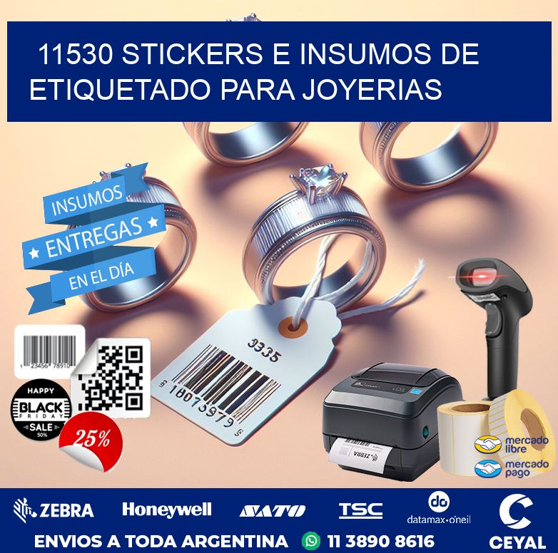 11530 STICKERS E INSUMOS DE ETIQUETADO PARA JOYERIAS