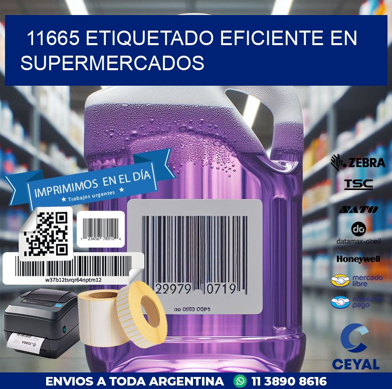 11665 ETIQUETADO EFICIENTE EN SUPERMERCADOS