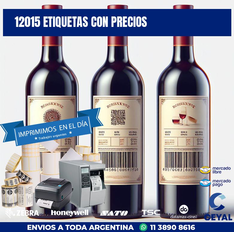 12015 ETIQUETAS CON PRECIOS