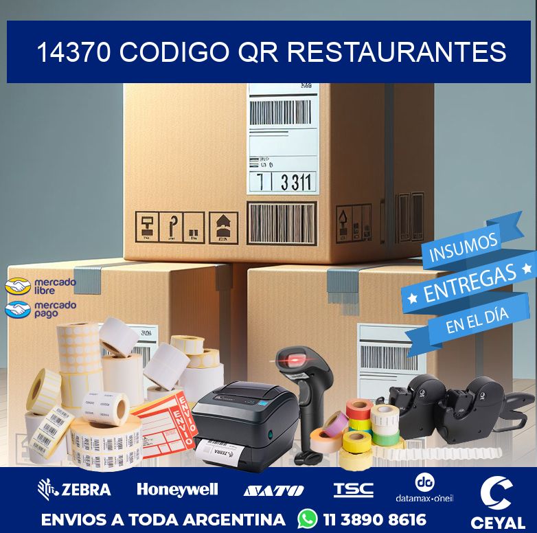 14370 CODIGO QR RESTAURANTES