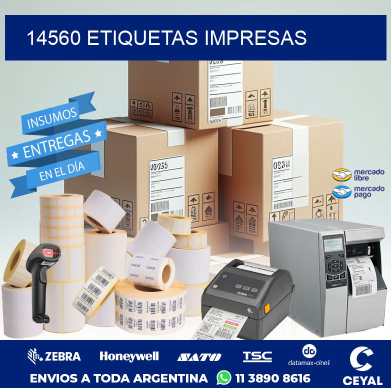 14560 ETIQUETAS IMPRESAS