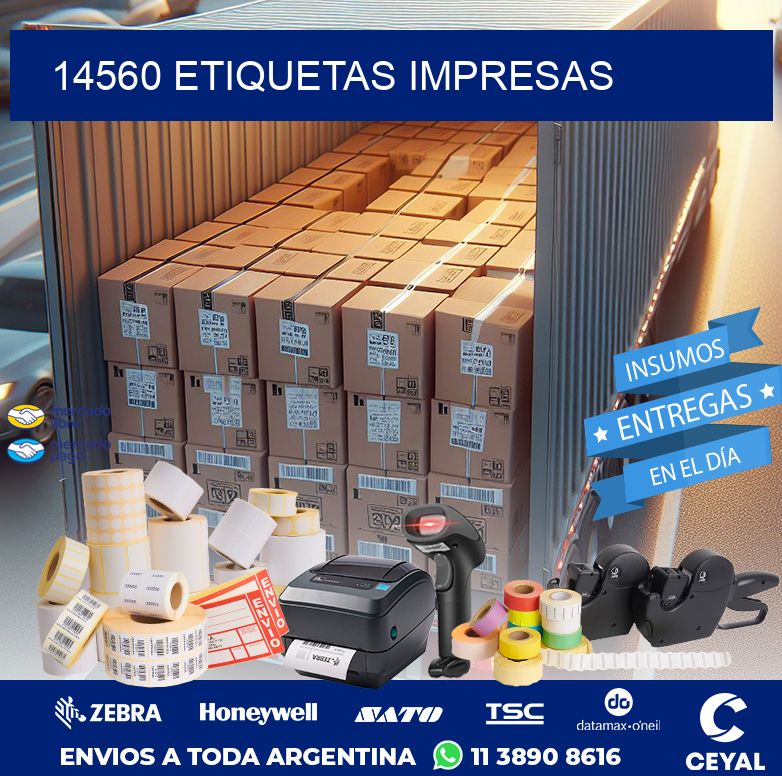 14560 ETIQUETAS IMPRESAS