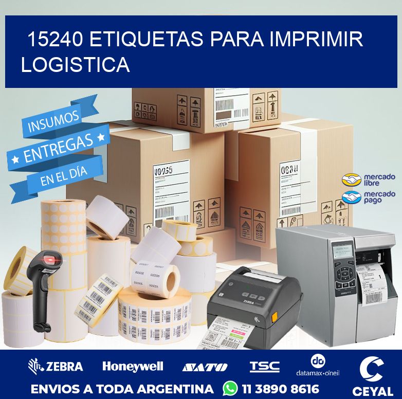 15240 ETIQUETAS PARA IMPRIMIR LOGISTICA