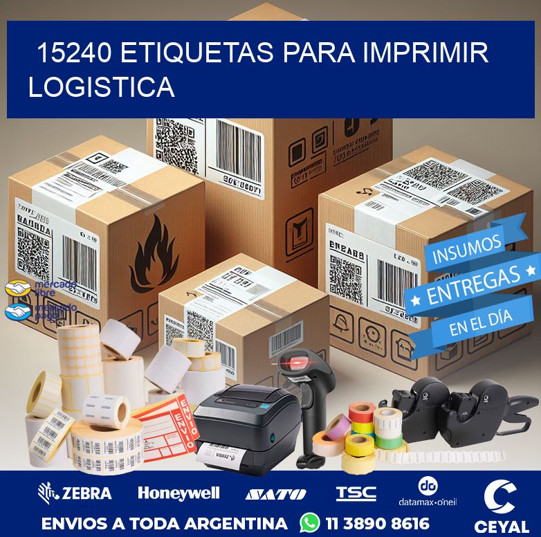 15240 ETIQUETAS PARA IMPRIMIR LOGISTICA