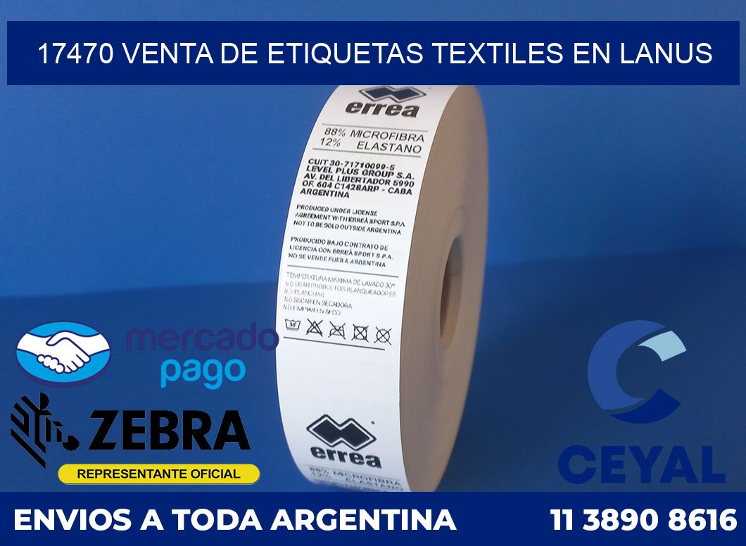 17470 VENTA DE ETIQUETAS TEXTILES EN LANUS