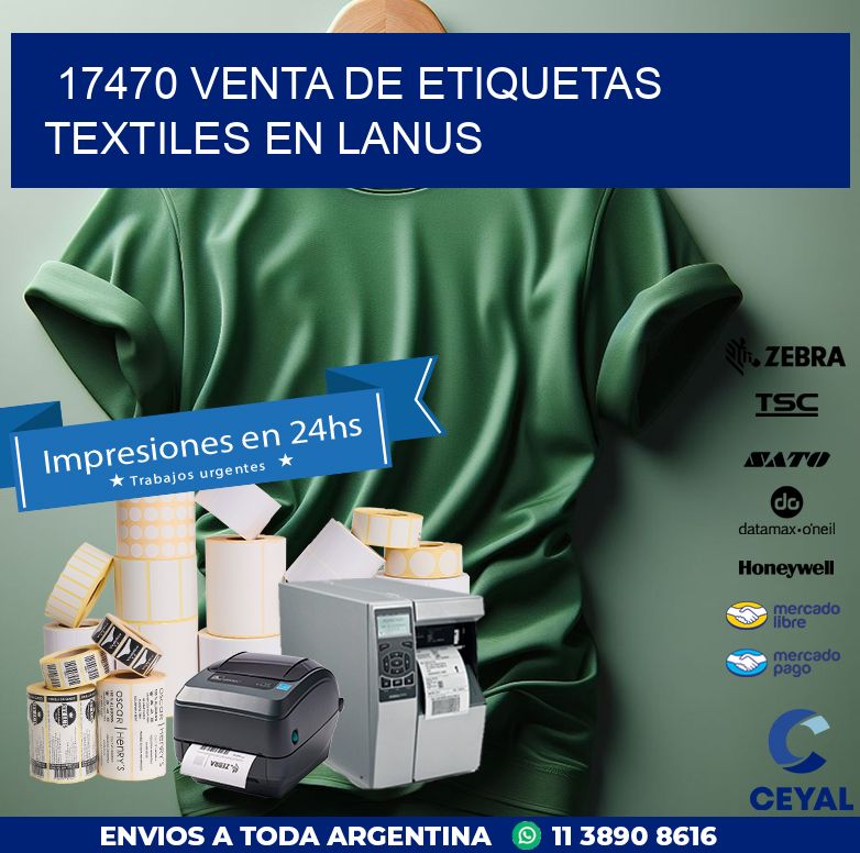 17470 VENTA DE ETIQUETAS TEXTILES EN LANUS