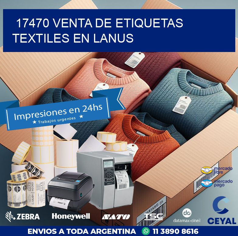 17470 VENTA DE ETIQUETAS TEXTILES EN LANUS