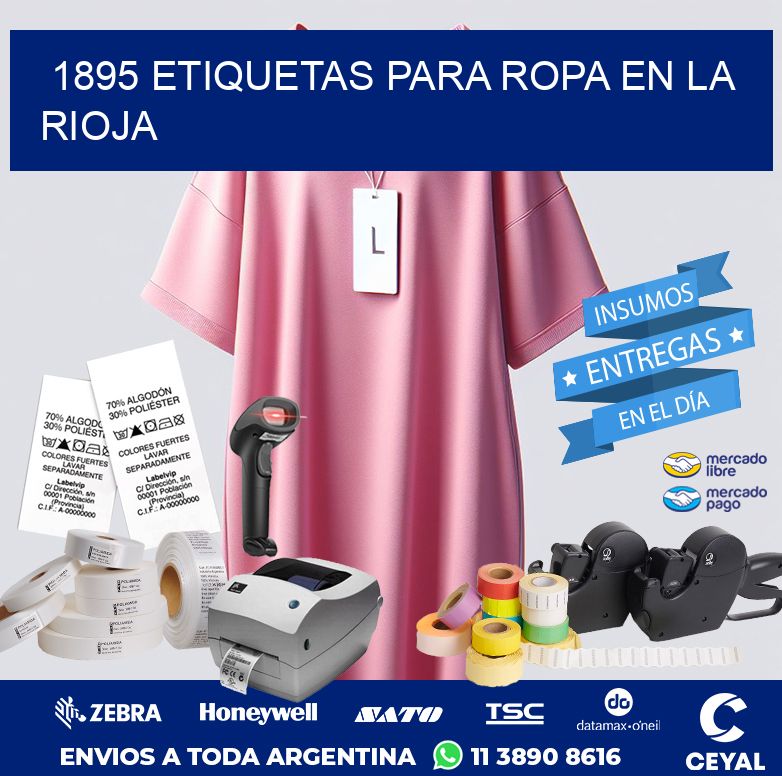 1895 ETIQUETAS PARA ROPA EN LA RIOJA