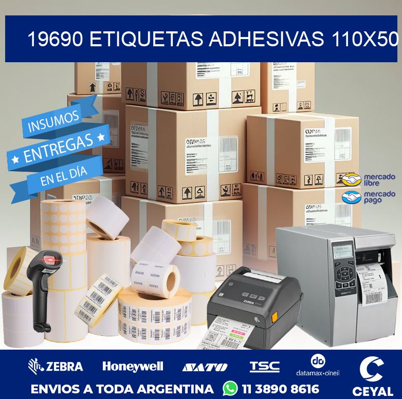 19690 ETIQUETAS ADHESIVAS 110X50