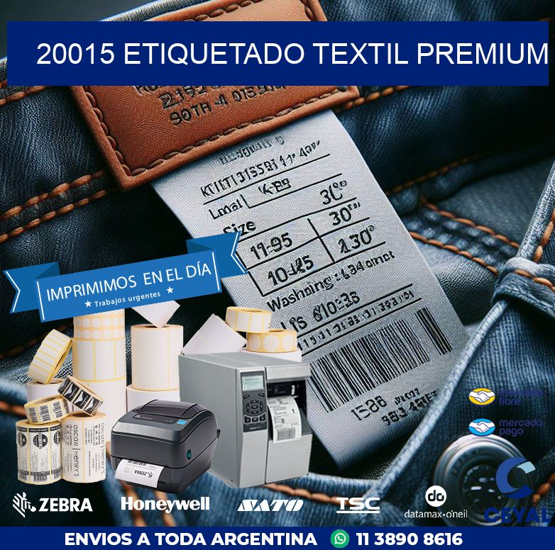 20015 ETIQUETADO TEXTIL PREMIUM
